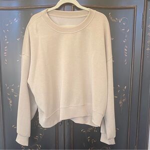 lululemon athletica Beige Sweatshirt
